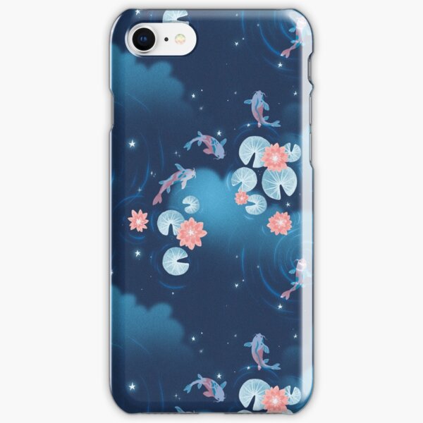 Koi pond - night iPhone Snap Case