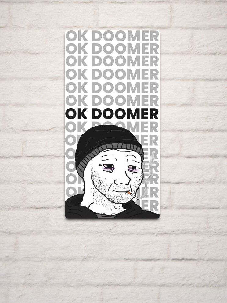 OK Doomer Meme - Doomer Meme - Tapestry