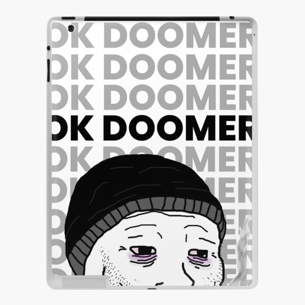 Doomer Wojak | Funny Meme | iPad Case & Skin