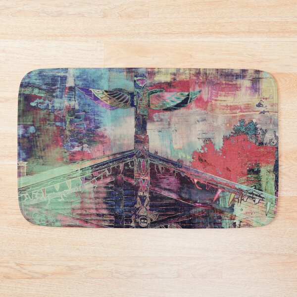 Item preview, Totem Log Cabin Abstract - Multi designed and sold by AlsknMommaBear2.