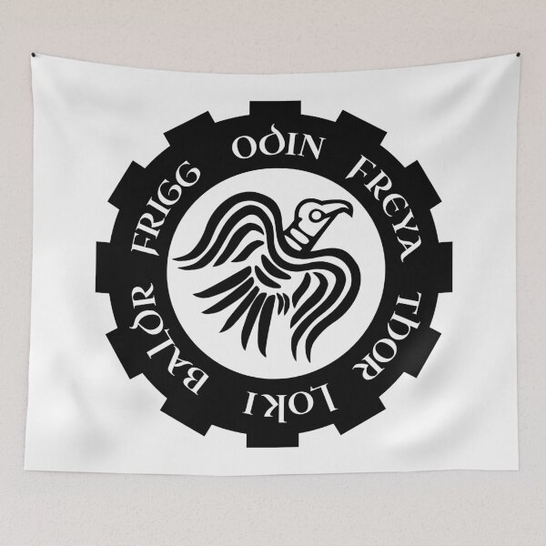 Item preview, Raven Banner Norse Gods designed and sold by piedaydesigns.