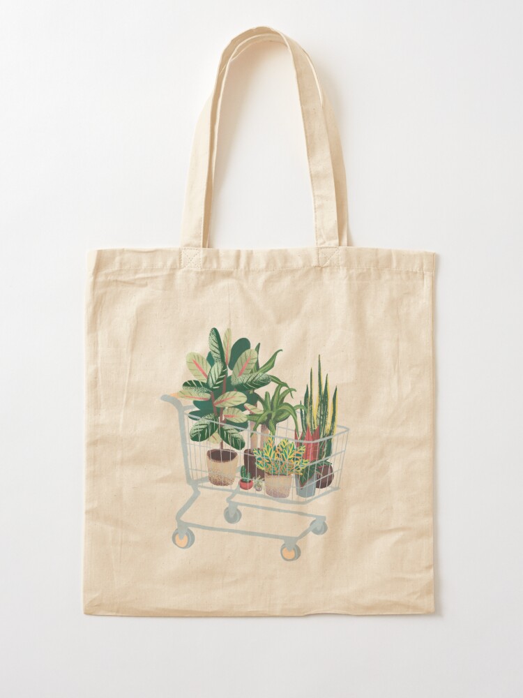 Tote Bag, Plant friends designed and sold by hellocloudy