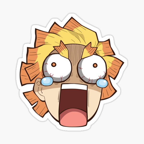 Zenitsu Pleure Sticker