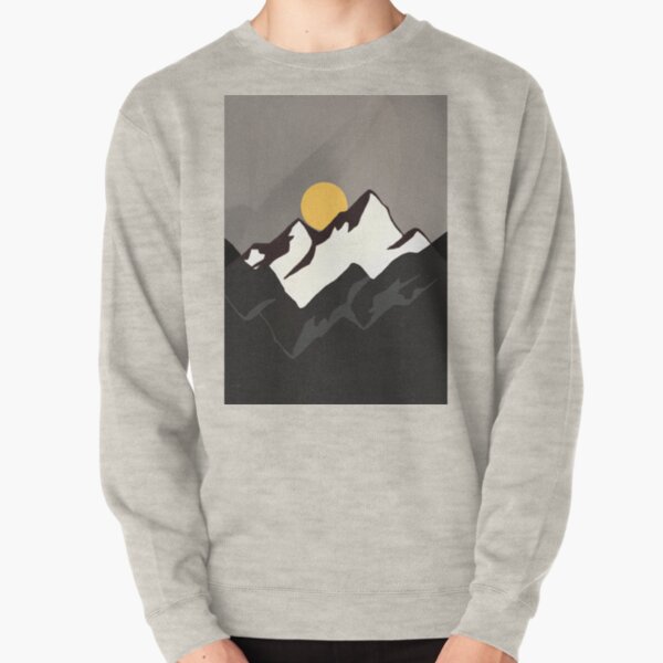 Behind Mountains Pullover Sweatshirt