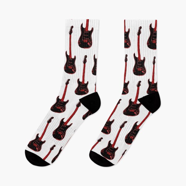 Item preview, Black/Red guitar design  designed and sold by DnTheory.