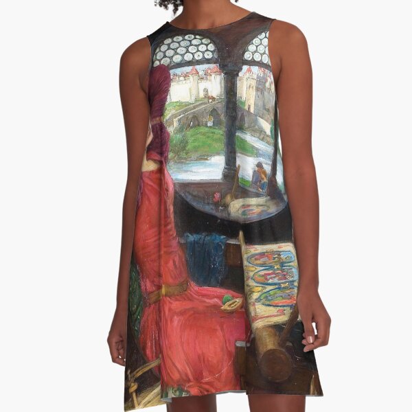 I Am Half Sick of Shadows, Said the Lady of Shalott - John William Waterhouse A-Line Dress