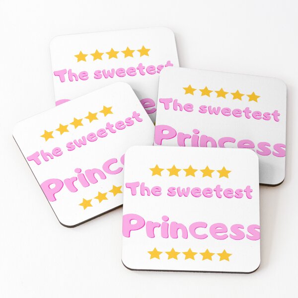 Item preview, The Sweetest Princess kawaii hot pink design designed and sold by Lilpinkdinoshop.