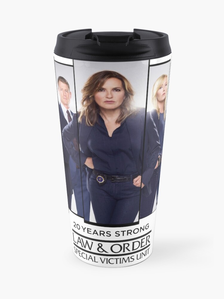 20 Years Strong Law Order Svu Travel Mug By Lnaplus Redbubble