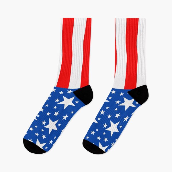 Item preview, US Flag Motifs Stars and Stripes designed and sold by SOCKSbySBD.