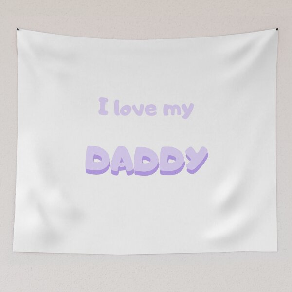 Item preview, I love my daddy print designed and sold by Lilpinkdinoshop.