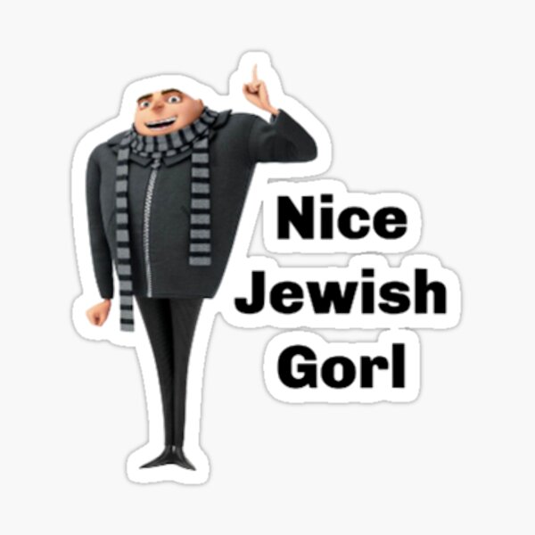 Nice Jewish Gorl Sticker