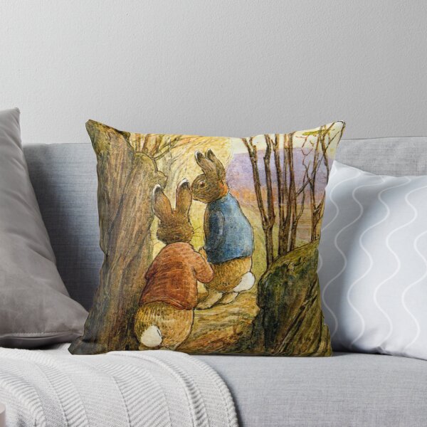 Item preview, Peter Rabbit and Benjamin Bunny in the Forest - Beatrix Potter designed and sold by forgottenbeauty.