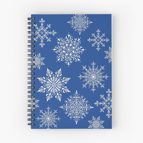 Item preview, Holiday Snowflake Pattern on Blue Background designed and sold by LaRoach Digital Arts.