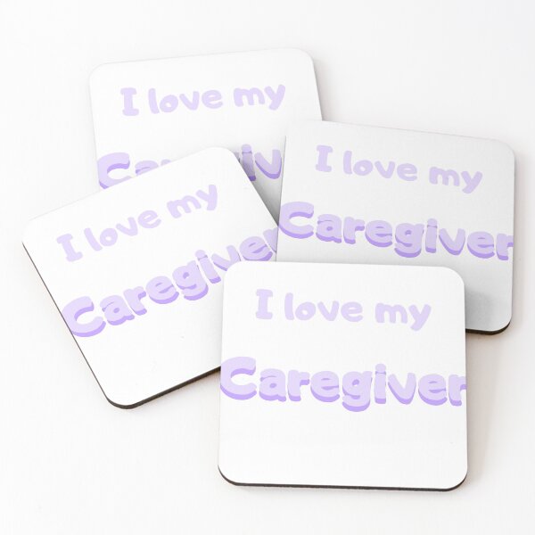 Item preview, I love my caregiver print designed and sold by Lilpinkdinoshop.