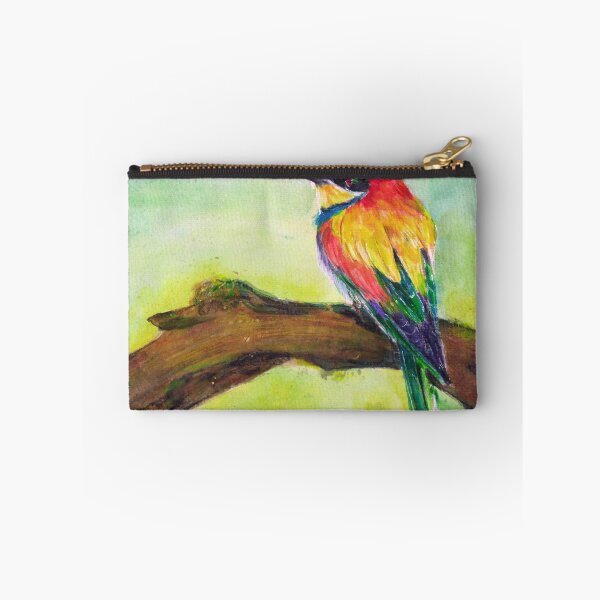 Item preview, Colorful Bird on Branch designed and sold by artofmsmarikit.