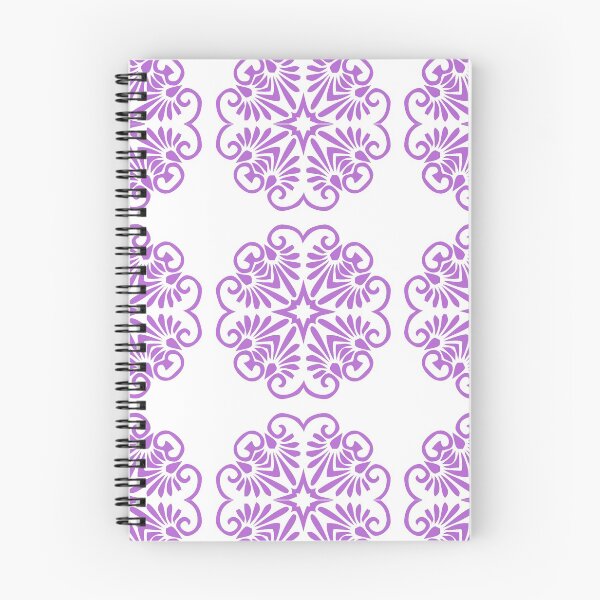 Item preview, Doily Style Design in Rich Lilac on White Background designed and sold by Darcy777.