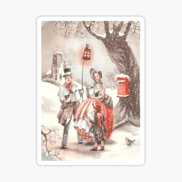 Artikel-Vorschau von Weihnachtslied Gesang, designt und verkauft von HawthornDesigns.
