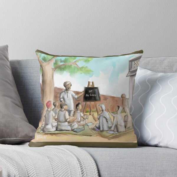 Item preview, Punjabi village school  designed and sold by Sukhpal Grewal Ethnic Art.