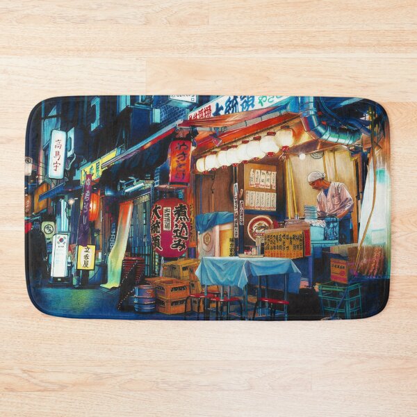Item preview, Japanese street food at night designed and sold by ErinNicholls.