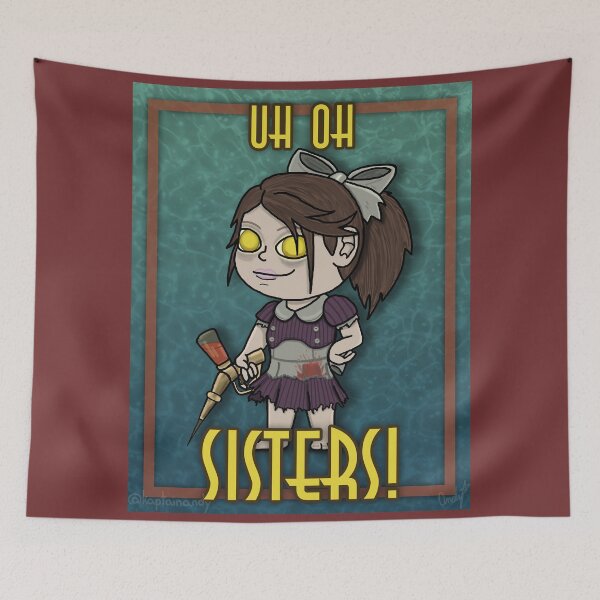 Item preview, Uh Oh Sisters! - Bioshock Little Sister designed and sold by KaptainAndy.