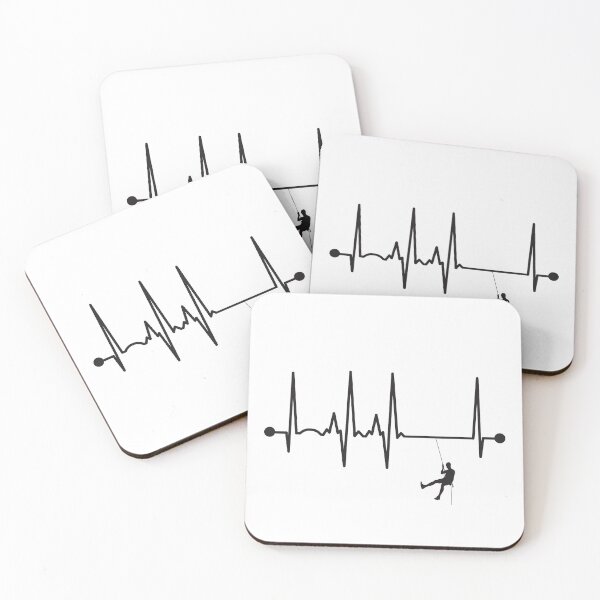 Item preview, Abseiling Heartbeat designed and sold by teesaurus.