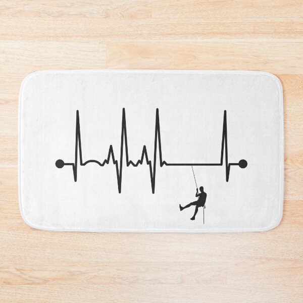 Item preview, Abseiling Heartbeat designed and sold by teesaurus.