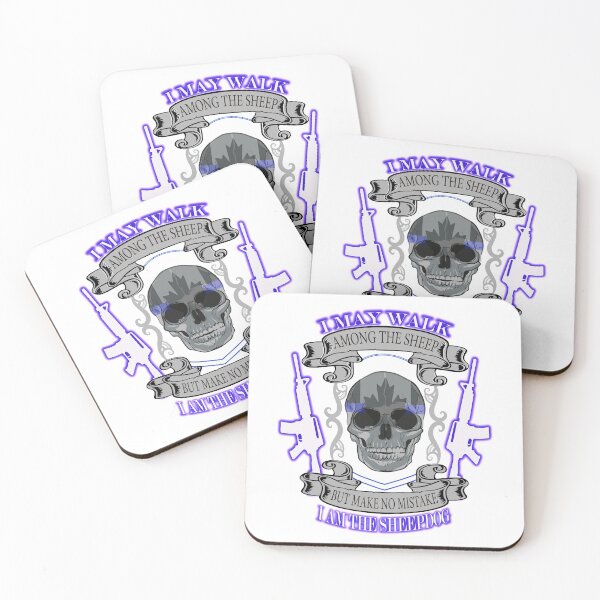 Item preview, Skull Gun I Am The Sheepdog designed and sold by AlphaDist2.