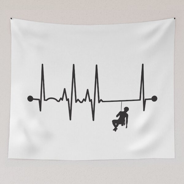 Item preview, Climbing Heartbeat designed and sold by teesaurus.