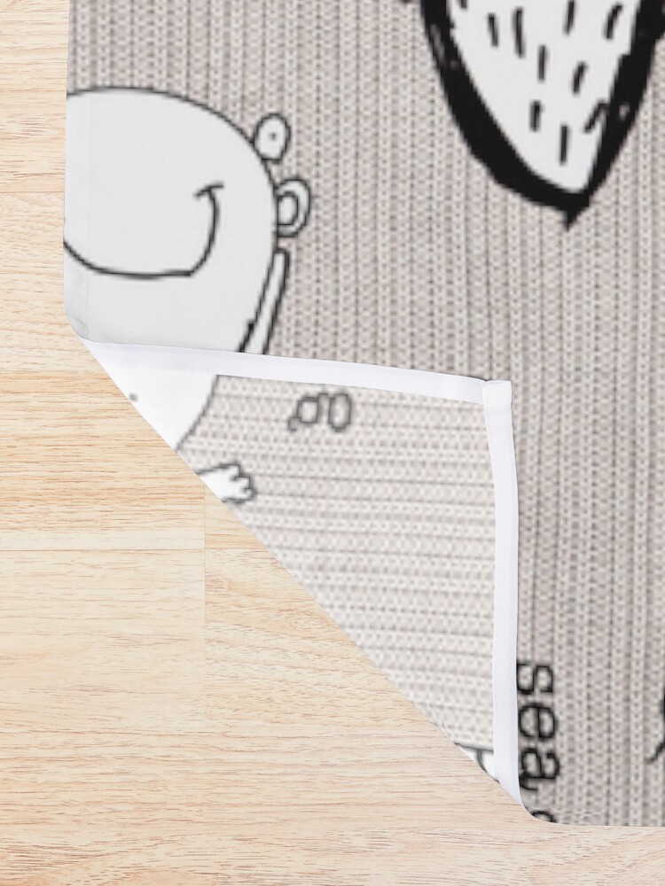Alternate view of Baby Zoo Shower Curtain