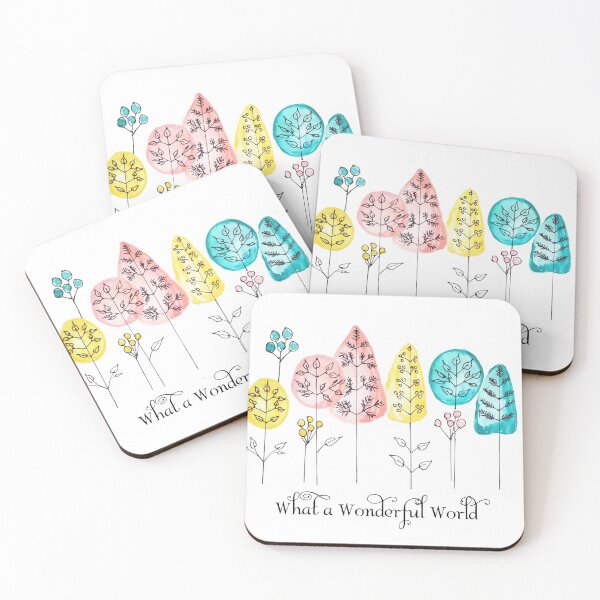 Item preview, Fanciful Woods Wonderful World Watercolor Woods designed and sold by 13Moons.