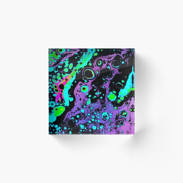 Atomic - Purple Acrylic Block