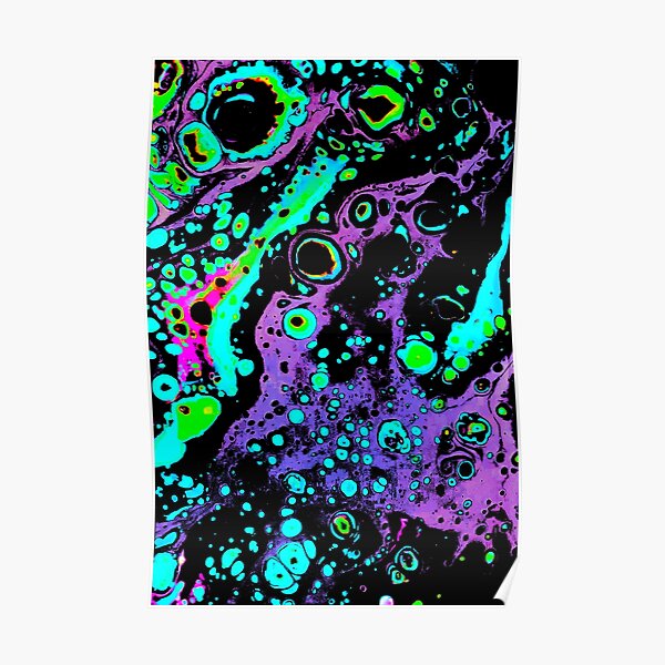 Atomic - Purple Poster