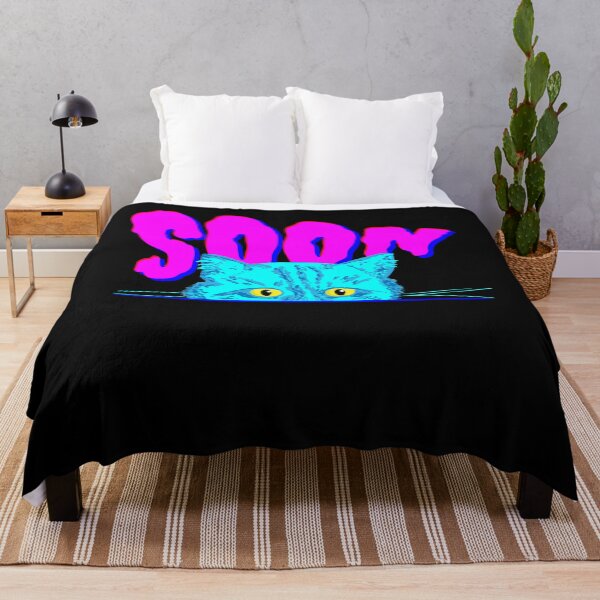 Item preview, Soon, Evil Cat is plotting your demise. The devil incarnate peers over the table and plots. Your time is soon. designed and sold by Good-Find.