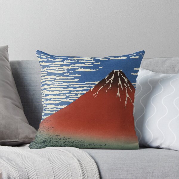 Item preview, Japanese Art - Red Mount Fuji on a Clear Morning designed and sold by Ry-art.