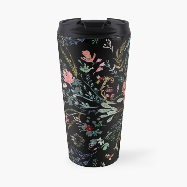 Midnight Floral Travel Mug