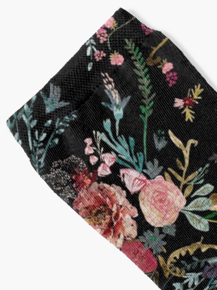 Alternate view of Midnight Floral Socks