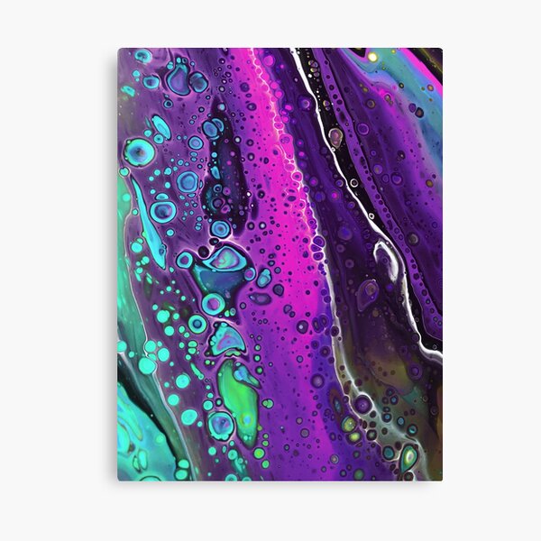 River Trip - Purple Canvas Print