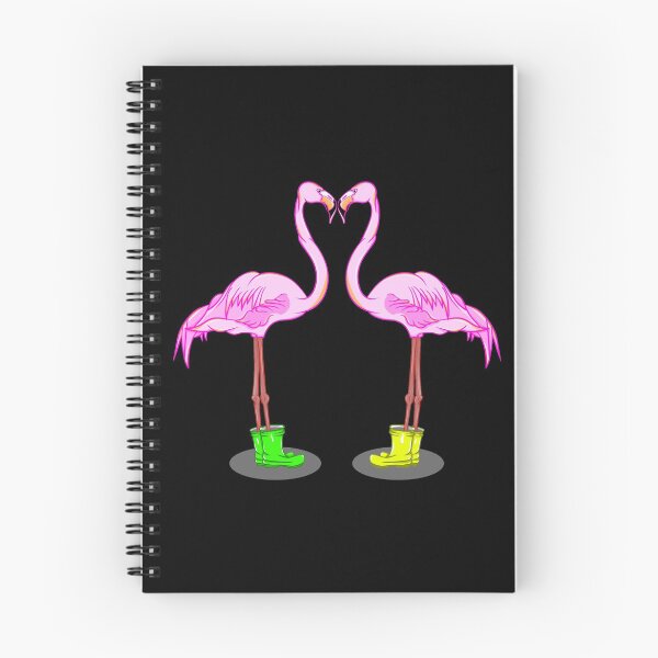 Item preview, Flamingos Wearing Boots designed and sold by piedaydesigns.