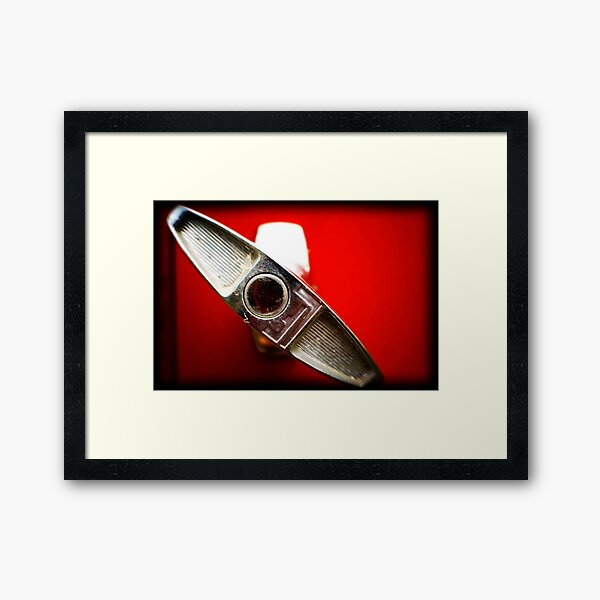 RED HANDLE Framed Art Print