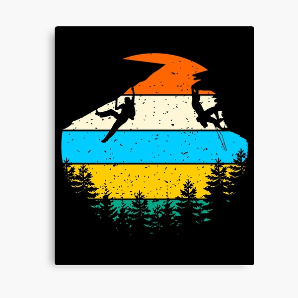 Rock Climber Canvas Print