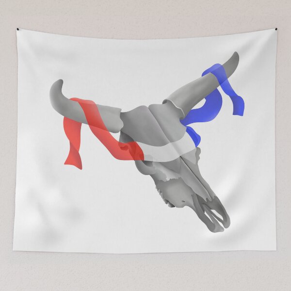 Item preview, Cow Skull With Patriotic Banner designed and sold by piedaydesigns.