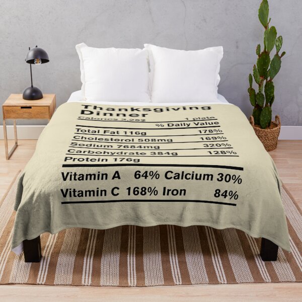 Item preview, Thanksgiving Dinner Nutrition Information (Holiday Party Costume) Shirt designed and sold by countercolour.