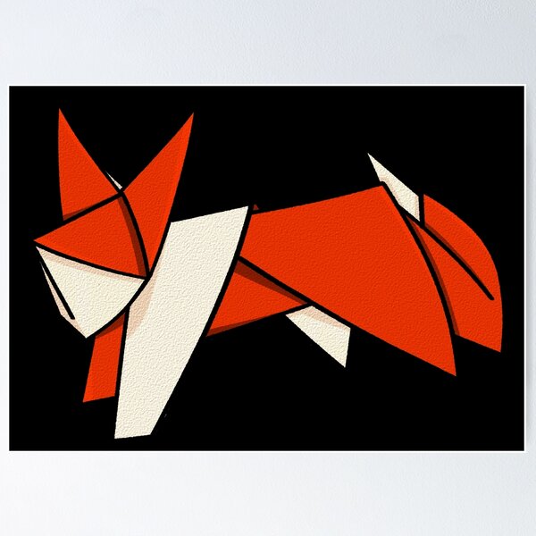 Item preview, Cute Paper Fox designed and sold by piedaydesigns.