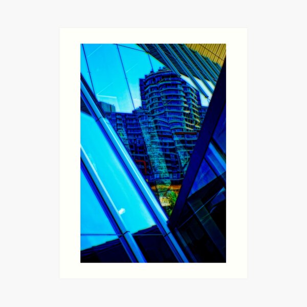 SOUTH WHARF REFLECTIONS Art Print