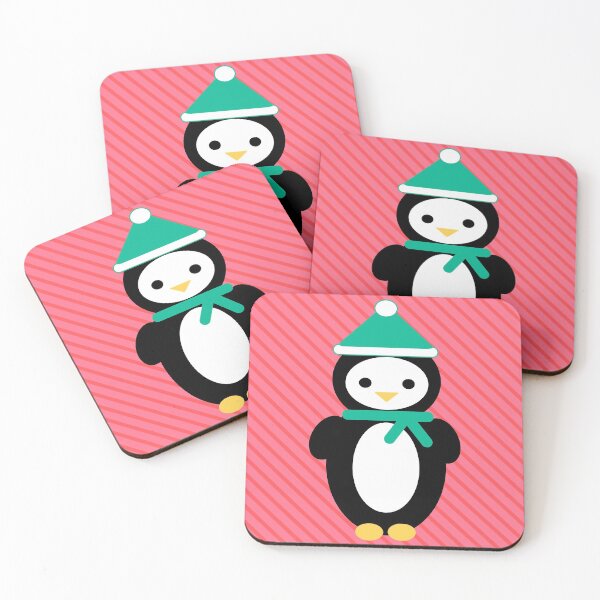 Item preview, Holiday Striped Penguin designed and sold by bunhuggerdesign.