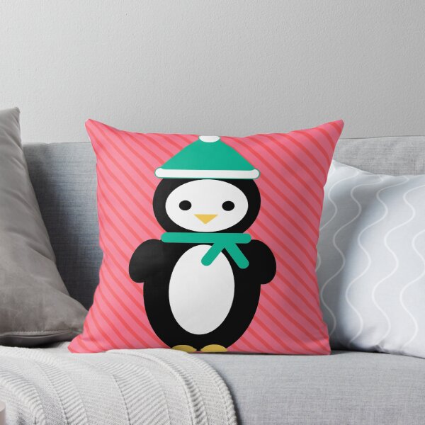 Item preview, Holiday Striped Penguin designed and sold by bunhuggerdesign.