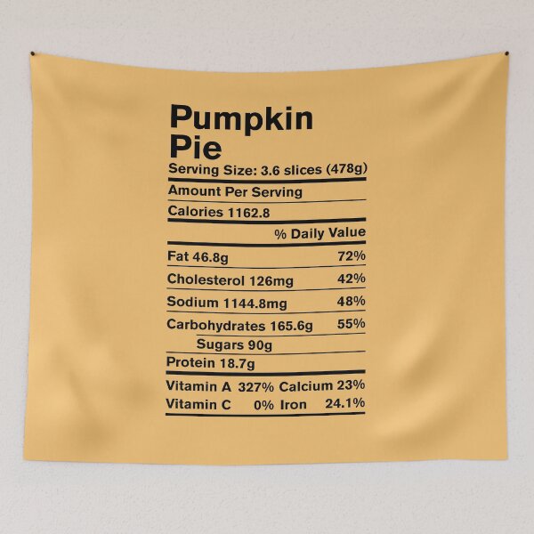 Item preview, Pumpkin Pie Nutrition Information (Holiday Party Costume) Shirt designed and sold by countercolour.