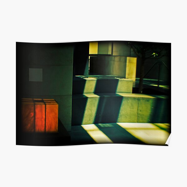 STEPS AND BOX Poster