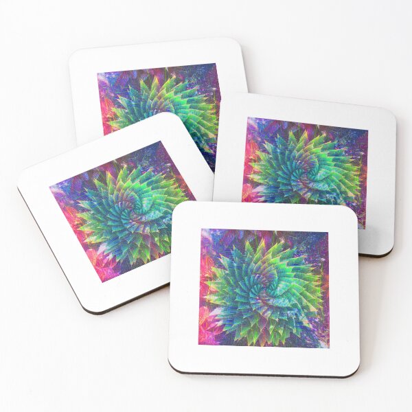 Item preview, "succulent1B-2" Glitched image of spiral succulent designed and sold by telenaut.