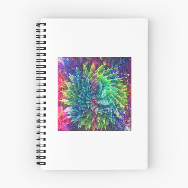 Item preview, "succulent1B-2" Glitched image of spiral succulent designed and sold by telenaut.